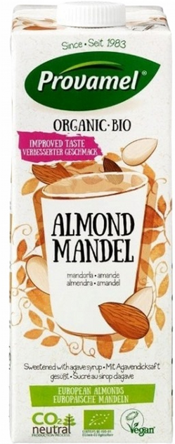 Opakowanie mleka migdałowego Provamel Unsweetened Almond Milk Bio 6 x 1 l (5411188124887) - obraz 2