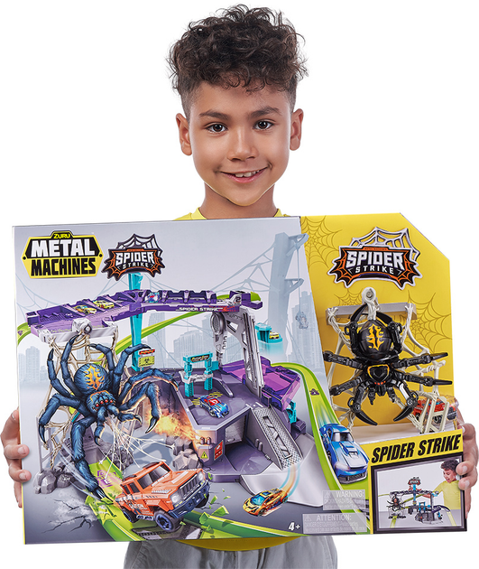 Zestaw do gry Metal Machines Spider Strike Atak pająka (193052030801) - obraz 4