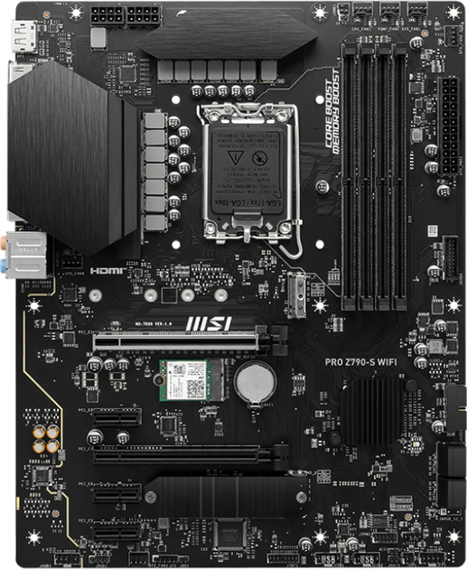 Материнская плата MSI PRO Z790-S Wi-Fi (s1700, Intel Z790, PCI-Ex16 ...