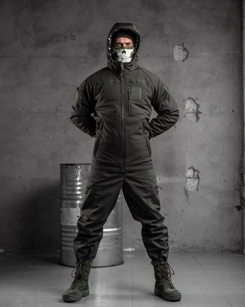 Тактичний зимовий теплий військовий комплект Razor ( Куртка + Штани ), Камуфляж: Олива, Розмір: XL - зображення 1