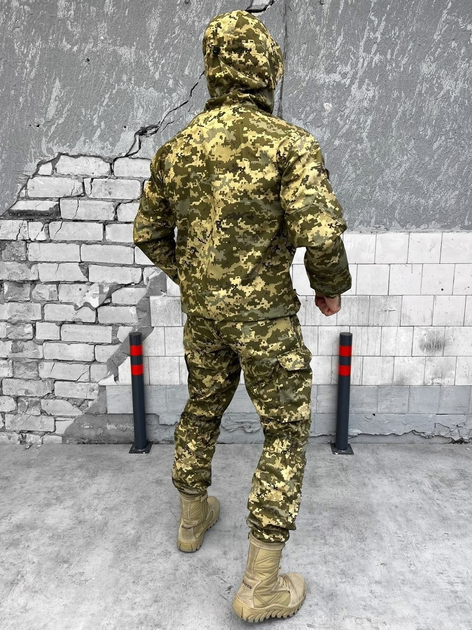 Тактичний військовий комплект гірка Shark ( Куртка + Штани ), Камуфляж: Піксель ЗСУ, Розмір: 54 - зображення 2