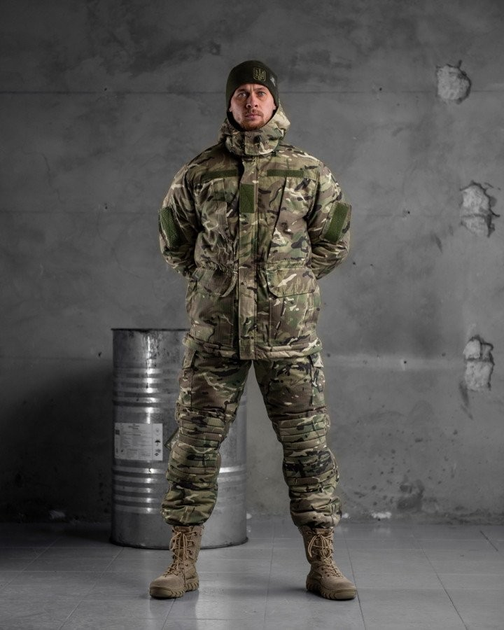 Тактичний зимовий теплий військовий комплект SM16 ( Куртка + Штани ), Камуфляж: Мультикам, Розмір: S - зображення 1