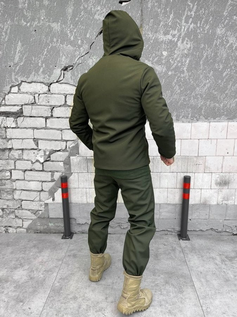 Тактичний зимовий теплий військовий комплект Split ( Куртка + Штани ), Камуфляж: Олива, Розмір: XXL - зображення 2