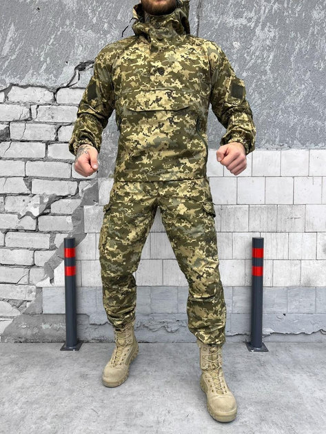 Тактичний військовий комплект гірка Shark ( Куртка + Штани ), Камуфляж: Піксель ЗСУ, Розмір: 60 - зображення 1