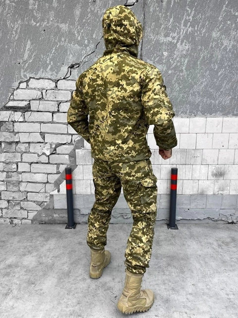 Тактичний військовий комплект гірка Shark ( Куртка + Штани ), Камуфляж: Піксель ЗСУ, Розмір: 44 - зображення 2