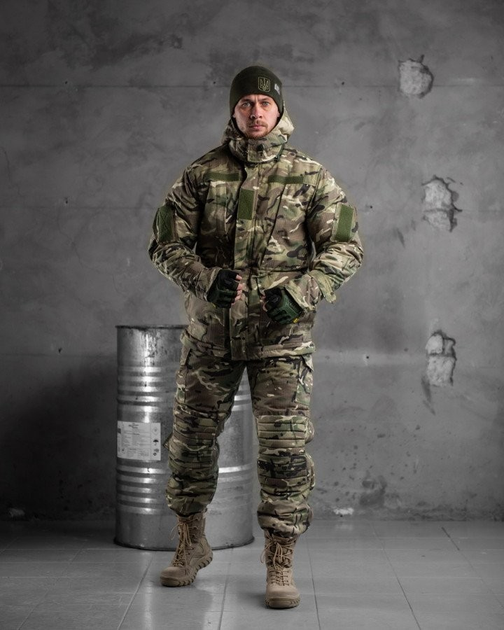Тактичний зимовий теплий військовий комплект SM16 ( Куртка + Штани ), Камуфляж: Мультикам, Розмір: XL - зображення 2