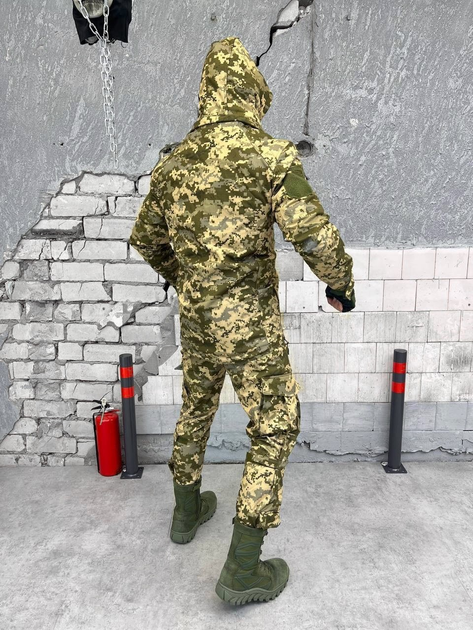 Тактическая теплая зимняя военная форма костюм Charter ( Куртка + Штаны ), Камуфляж: Пиксель ВСУ, Размер: M - изображение 2