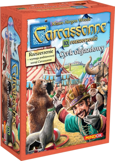 Доповнення до настільної гри Bard Carcassonne: Пересувний цирк (8595558307128) - зображення 1