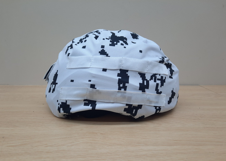 Кавер на шолом ( до каски) білий камуфляж універсальний - изображение 1