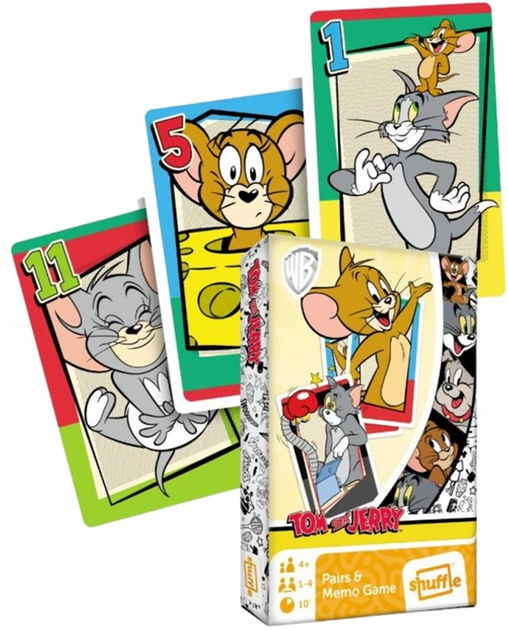 Настільна гра Cartamundi Пітер і Мемо Tom&Jerry (5901911100726) - зображення 2