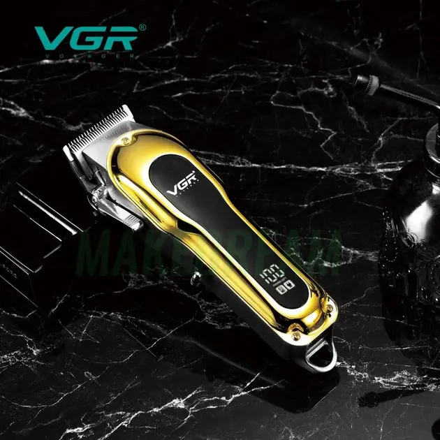 Профессиональная электрическая машинка для стрижки волос VGR V-680, Машинка для стрижки с дисплеем - изображение 7