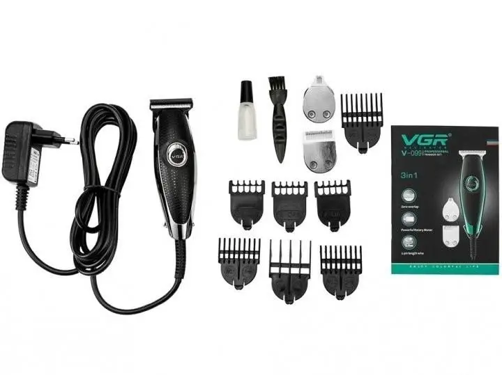 Машинка для стрижки VGR V-099, Триммер для волос, Профессиональная проводная машинка для стрижки - Фото 9 Машинка для стрижки VGR V-099, Триммер для волос, Профессиональная проводная машинка для стрижки - изображение 9