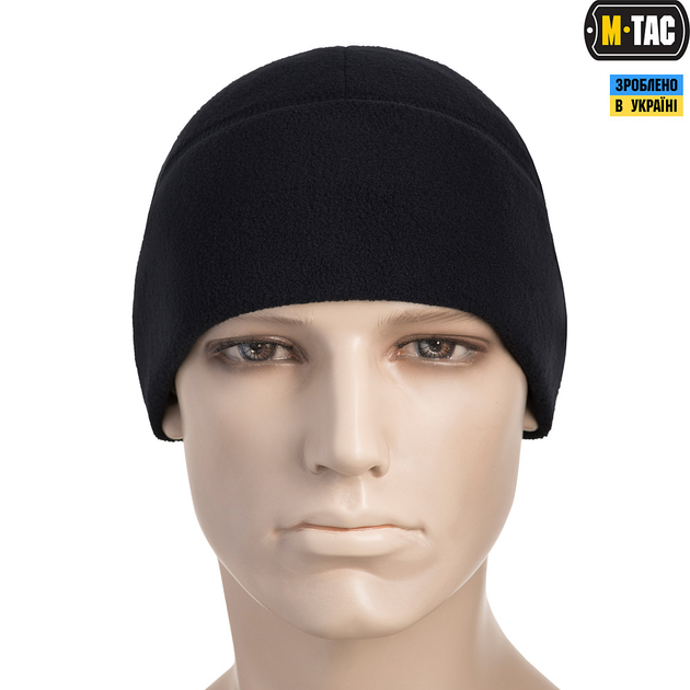 M-Tac шапка Watch Cap флис (260г/м2) Dark Navy Blue L - изображение 2