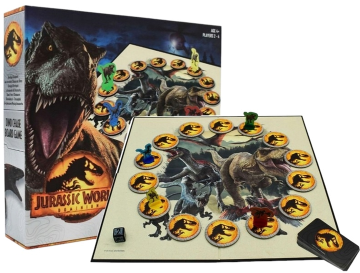 Настільна гра Cartamundi Jurassic World Гонка Динозаврів (5411068061806) - зображення 1