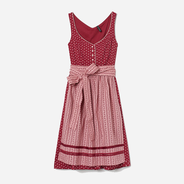 Сукня міді літня жіноча H&M 7404650ral 36 Бордова з рожевим від Rozetka на платформі USKIDKA Акція на Сукня міді літня жіноча H&M 7404650ral 36 Бордова з рожевим від Rozetka