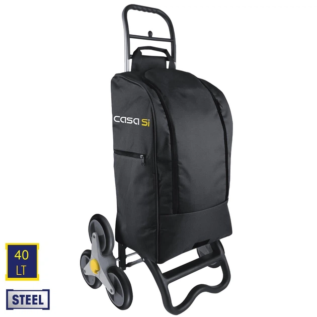 Сумка-тележка Casa Si Buddy 40 л Black (CS93077Y06S) (DAS302428) - изображение 2