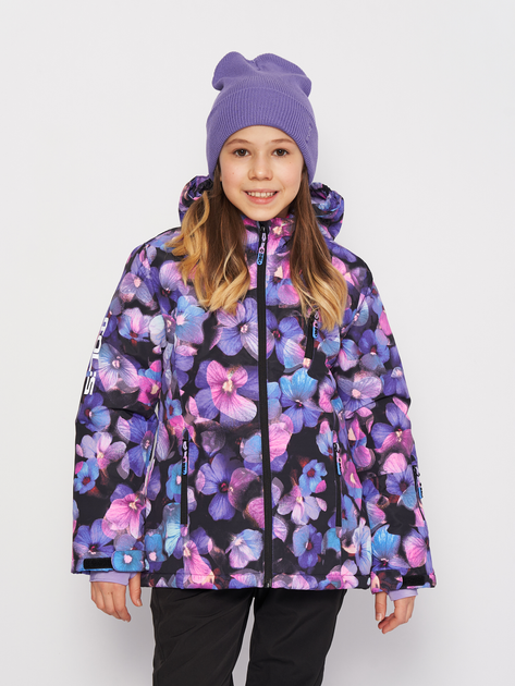 Акция на Підліткова зимова лижна куртка для дівчинки Coccodrillo Snowboard Girl ZC3152101SNG-021 152 см Чорна от Rozetka