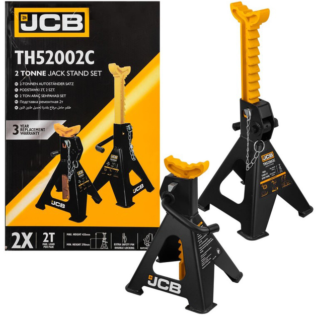 R̲O̲Z̲E̲T̲K̲A̲ | Подставка ремонтная JCB 2 т 272-425 мм к/т 2 шт (JCB ...