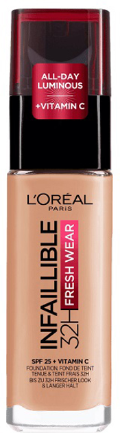 Тональна основа L'Oreal Paris Infallible 32H Fresh Wear Foundation 160 Rose Linen стійка 30 мл (3600524022150) - зображення 1