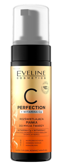 Пінка для вмивання обличчя Eveline Cosmetics C-Perfection 150 мл (5903416037231) - зображення 1