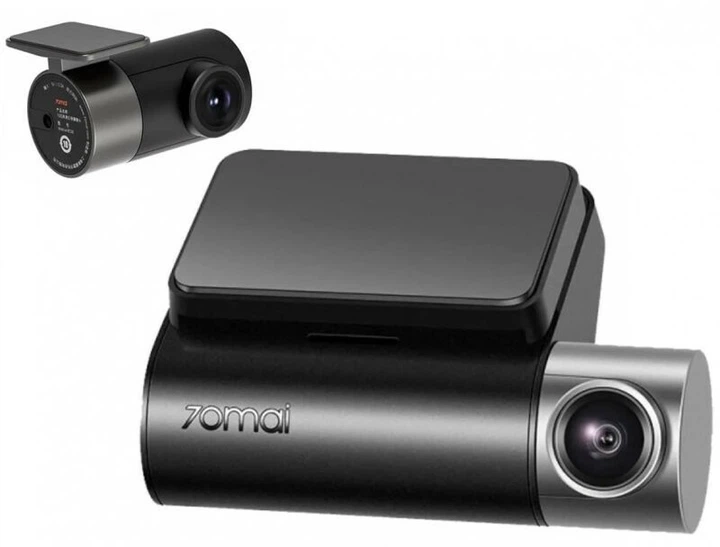 Автомобільний відеореєстратор 70mai Dash Cam Pro Plus A500S+Rear Cam Set Midrive RC06 Black - зображення 4