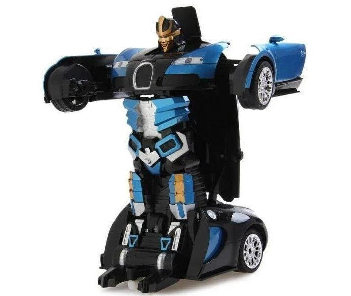 Машинка трансформер Bugatti на радіокеруванні перетворюється на робота 1-18 - зображення 3