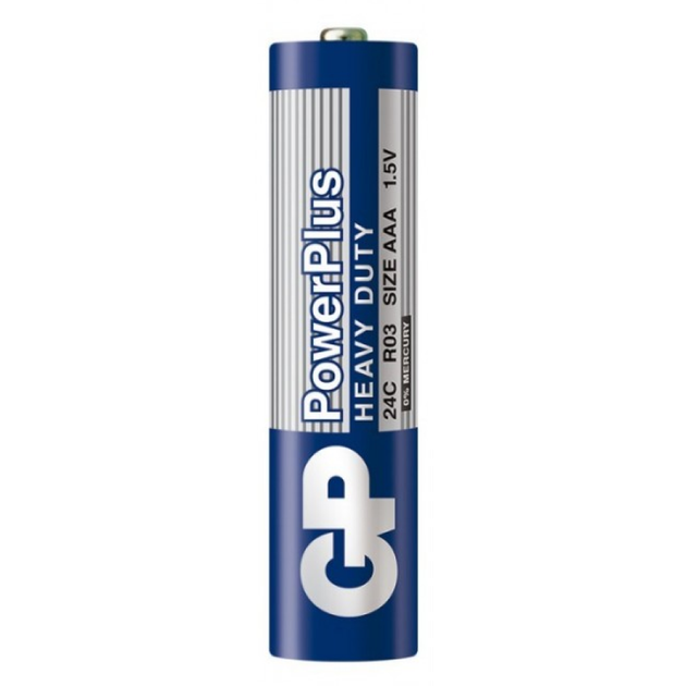 Батарейка GP POWERPLUS R03, AAA 24C-S4 - Фото 1 Батарейка GP POWERPLUS R03, AAA 24C-S4 - изображение 1