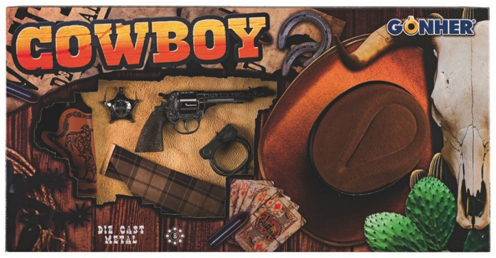Ігровий набір Gonher Cowboy 7 шт (8410982088002) - зображення 1