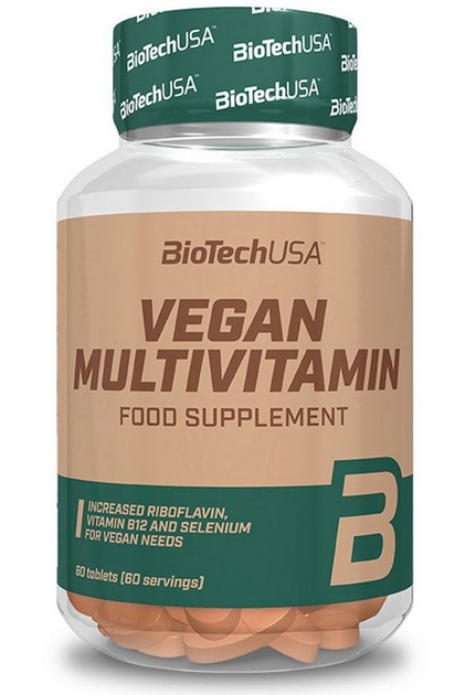 Витамины для вегетарианцев BioTech Vegan Multivitamin 60 tab – фото ...