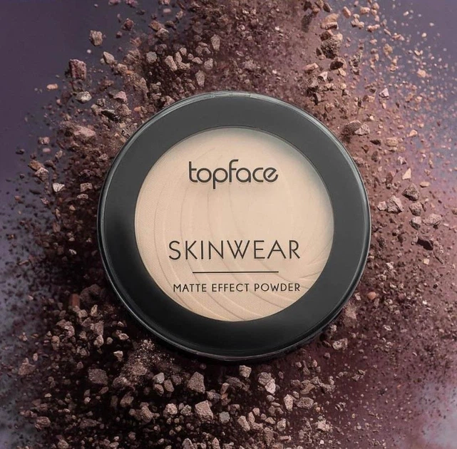 Пудра компактна для обличчя TopFace Skin Wear Matte Effect PT265, 003 Light, 10 г - Фото 6 Пудра компактна для обличчя TopFace Skin Wear Matte Effect PT265, 003 Light, 10 г - зображення 6