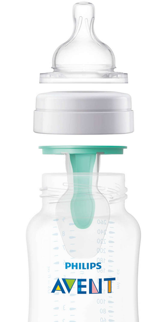 Пляшечка для годування Avent Airfree Anti Colic Bottle 260 мл (8710103852780) - зображення 1