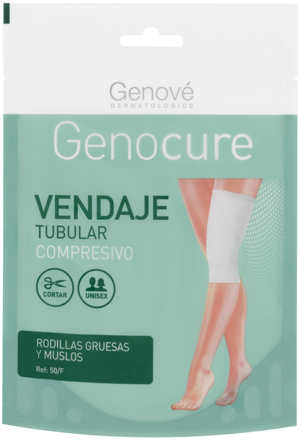 Bandaż rurowy Genove Tubular Bandage 50/F Knee Thigh Leg (8423372080234) - obraz 1
