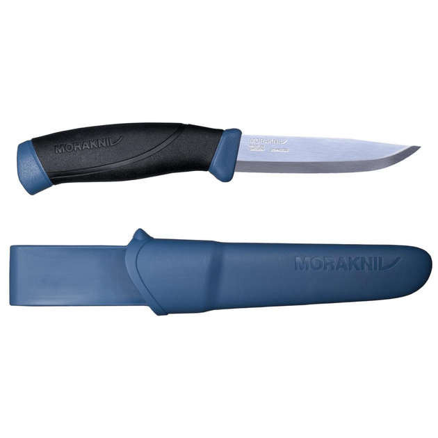 Ніж Morakniv Companion Navy Blue нержавіюча сталь MoraKniv 23,3 см (sad0001370) Чорно-синій - зображення 1