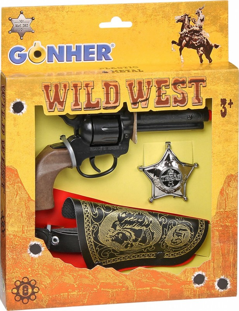 Zestaw do gry Gonher Wild West 4 szt (8410982020200) - obraz 1
