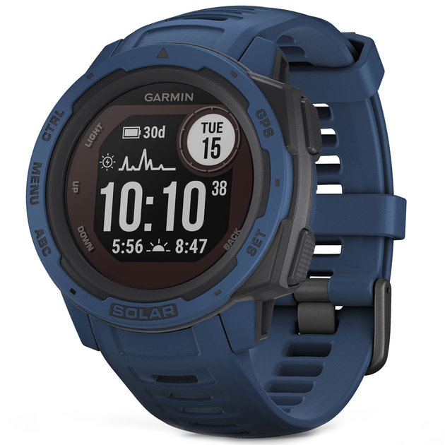Смарт-часы Garmin Instinct Solar Tidal Blue (010-02293-01/11) - Фото 1 Смарт-часы Garmin Instinct Solar Tidal Blue (010-02293-01/11) - изображение 1