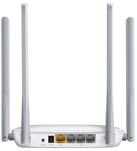 Маршрутизатор Mercusys MW325R WiFi4 / N300 / 100Мбіт/с / 2x2 MIMO / 4 антени 5дБі - зображення 2