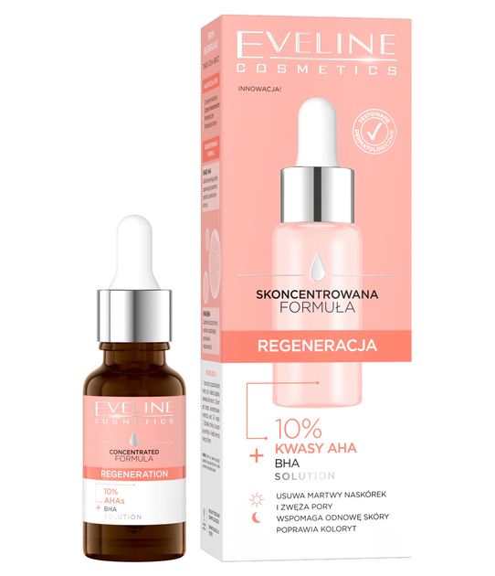 Сыворотка для лица Eveline Cosmetics Skoncentrowana Formuła регенерация ...