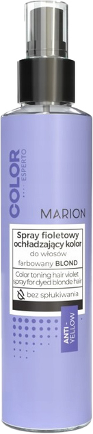Spray Marion Color Esperto fioletowy ochładzający kolor do włosów farbowanych na blond 150 ml (5902853065234) - obraz 1