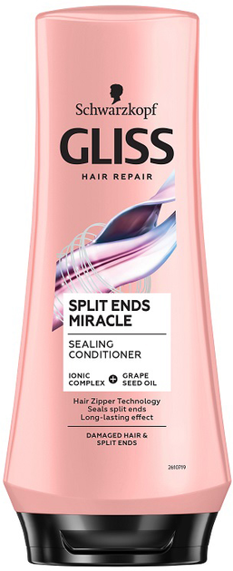 Бальзам для волосся Gliss Split Ends Miracle Sealing Conditioner для пошкодженого волосся з посіченими кінчиками 200 мл (9000101287172) - зображення 1