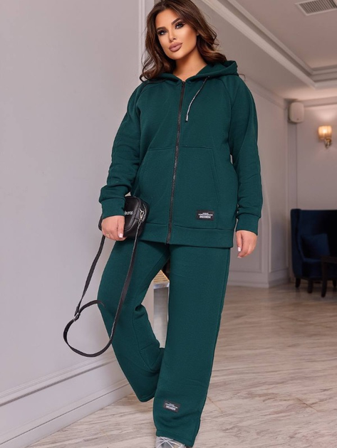 Спортивный костюм женский Miss Elegant 451 50-52 Бутылочный ...
