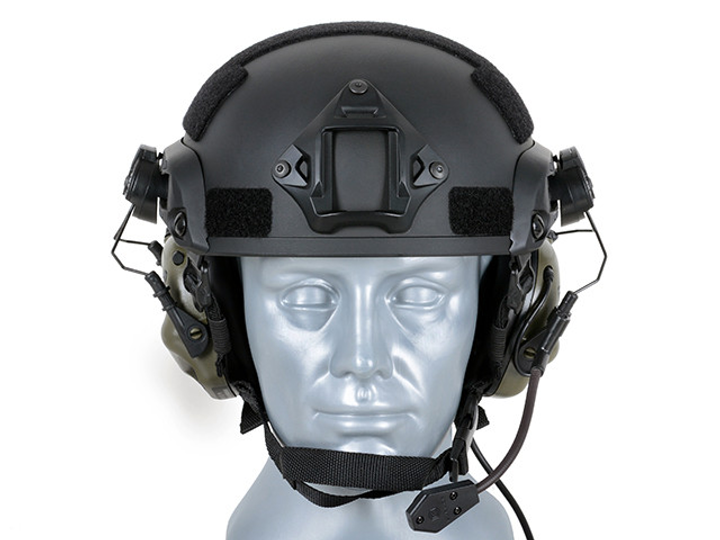 M32H Активні навушники з мікрофоном на шолом FAST - FG [EARMOR] - зображення 2