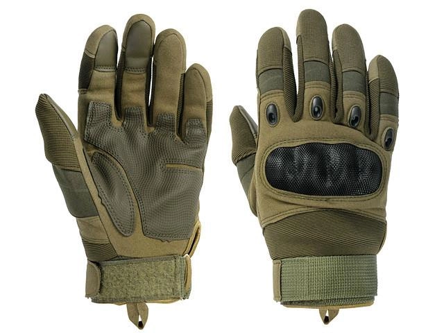 Армійські рукавички розмір L - Olive [8FIELDS] - зображення 1