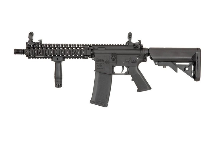 Штурмова гвинтівка Daniel Defense MK18 SA-E19 EDGE — Black [Specna Arms] - зображення 1