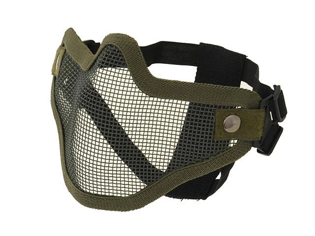 Страйкбольная защитная стальная маска V.1 - Olive [CS] (для страйкбола) - изображение 1
