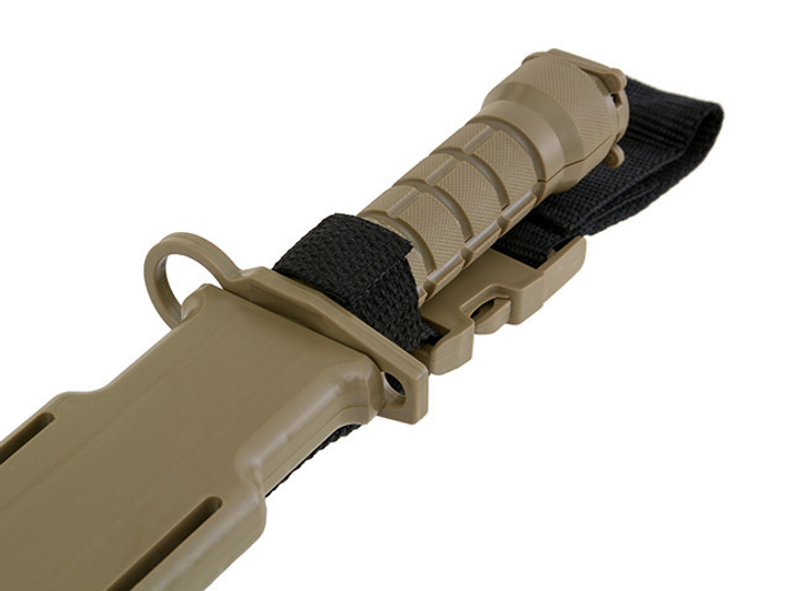 Тренировочный штык-нож к аналогм M4/M16 – TAN [CYMA] (для страйкбола) - изображение 2