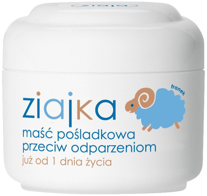 Maść pośladkowa Ziaja Ziajka przeciw oparzeniom od 1 dnia życia 50 ml (5901887000099) - obraz 1