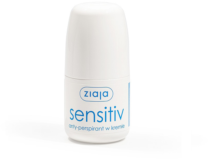 Anty-perspirant Ziaja Sensitiv w kremie 60 ml (5901887019367) - obraz 1