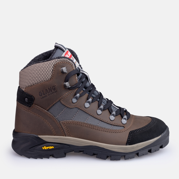 Zimowe buty trekkingowe męskie wysokie Olang Nebraska.Tex 84 42 27.5 cm Brązowe (8026556645733) - obraz 1