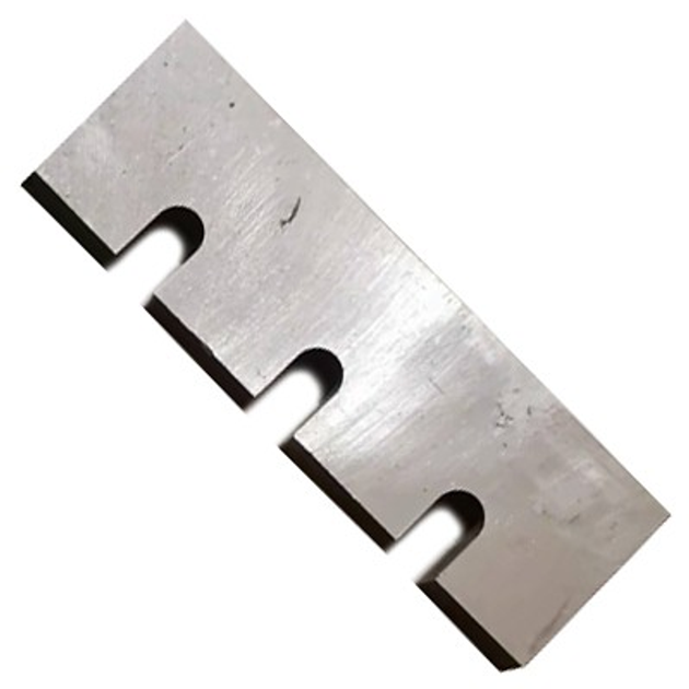 Ніж GTM для подрібнювача LC-60R, 100*52*9,3мм, 3 пази (blade for LC60R) - зображення 1
