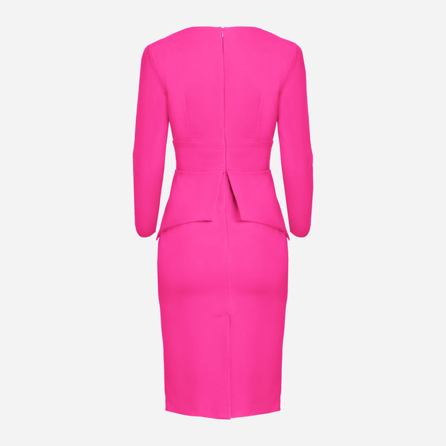 Sukienka ołówkowa damska Lenitif K491 XL Fuksja (5902194354677) - obraz 6